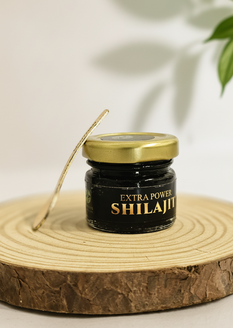 Manthan Herbal Life Extra Power Shilajit.
